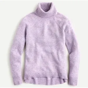 J. Crew Womens Super Soft Cozy Yarn Wool Alpaca Knit Turtleneck Sweater Size XS