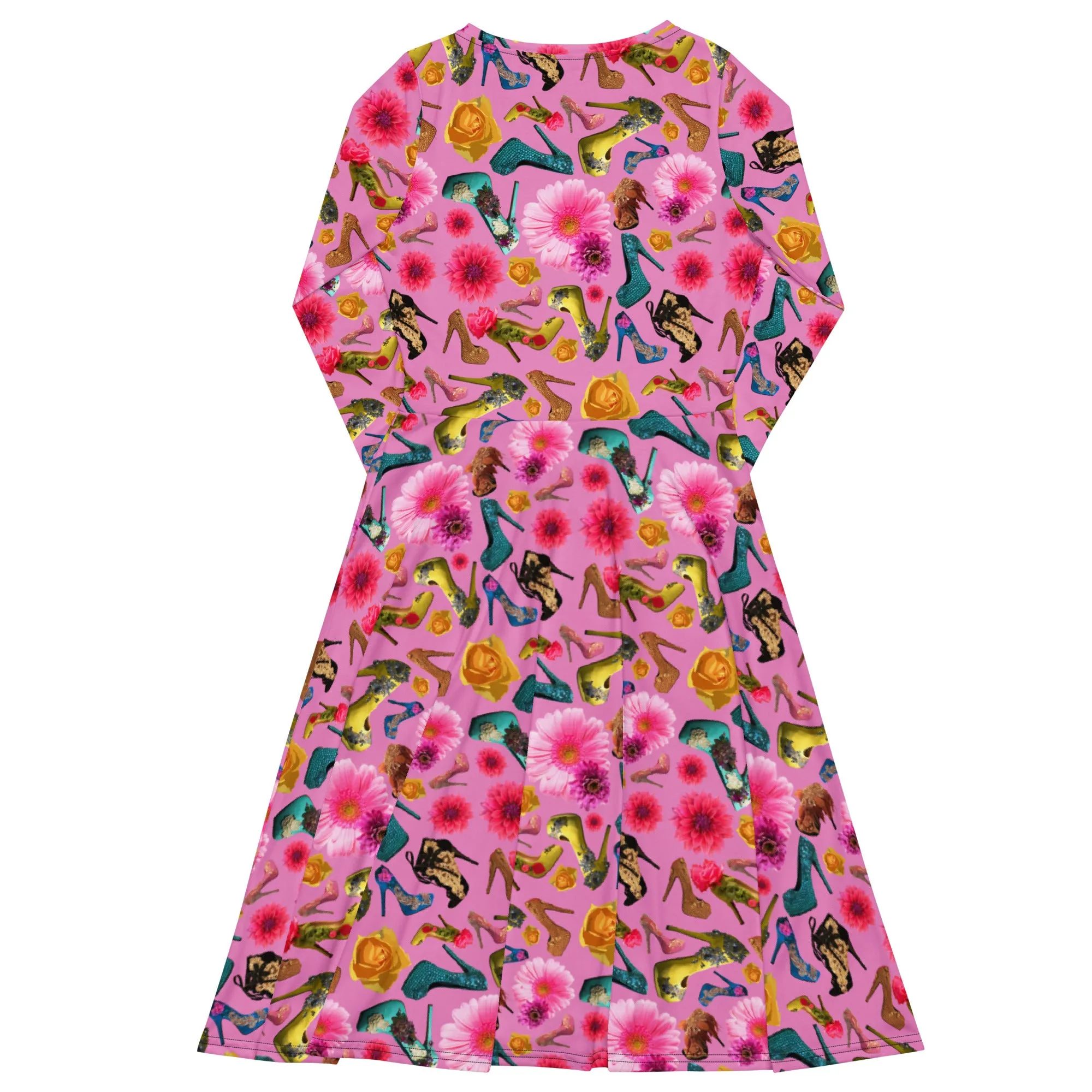 Long sleeve midi dress 'I close deals in heels'